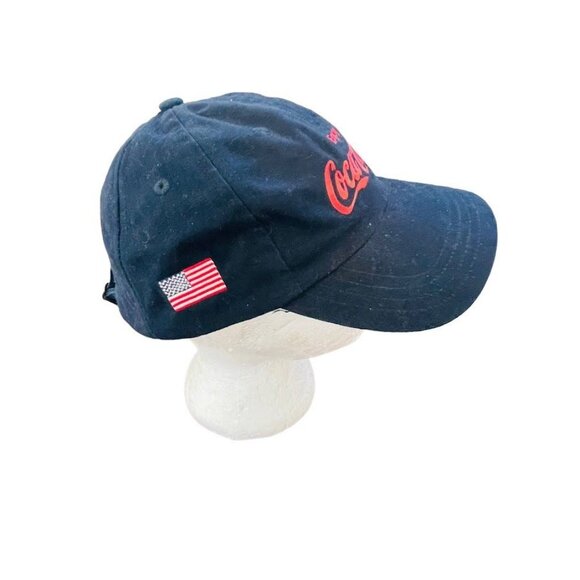 Coca Cola Brand USA Hat Navy Blue Baseball Cap OS - Picture 3 of 11